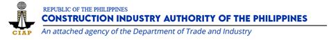 CONSTRUCTION INDUSTRY AUTHORITY OF THE PHILIPPINES.